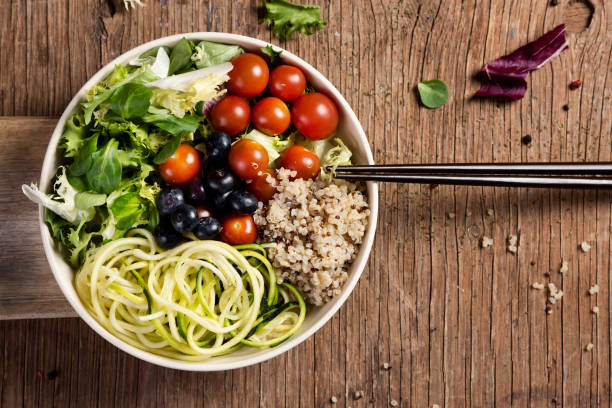 istock buddha bowl on a wooden table 951495254