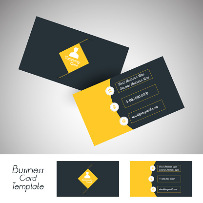 Visting Card Empty Indesign Images Visiting Card Design Stock Illustration - Download Image Now - Abstract ...