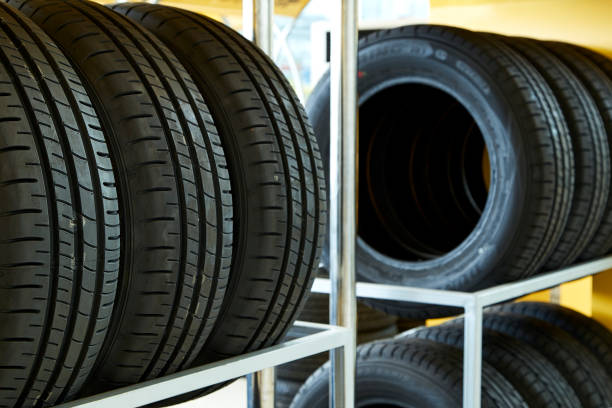 istock Tires for sale at a tire store 951503938