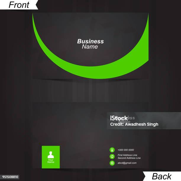 Visting Card Empty Indesign Images Visiting Card Design Stock Illustration - Download Image Now - Abstract ...