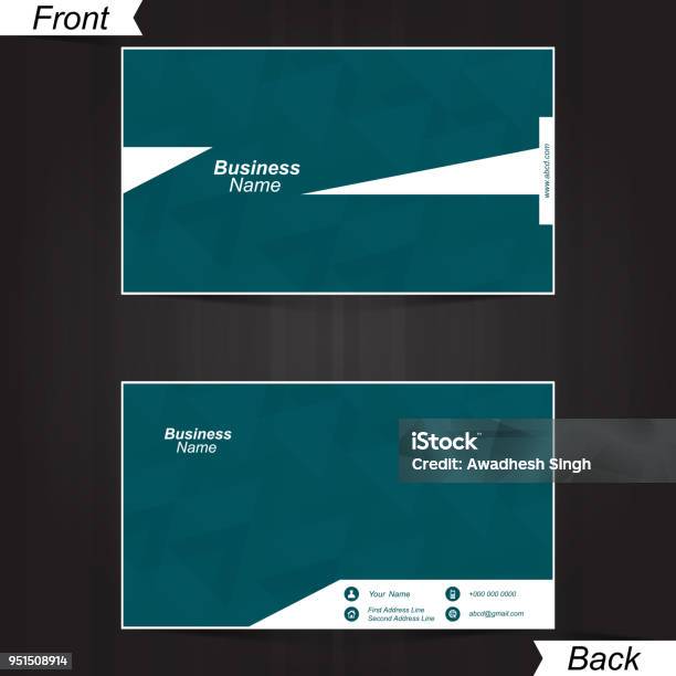Visting Card Empty Indesign Images Visiting Card Design Stock Illustration - Download Image Now - Abstract ...