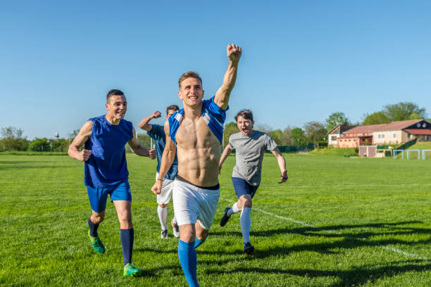 istock Celebrating a brilliant strike 951514250