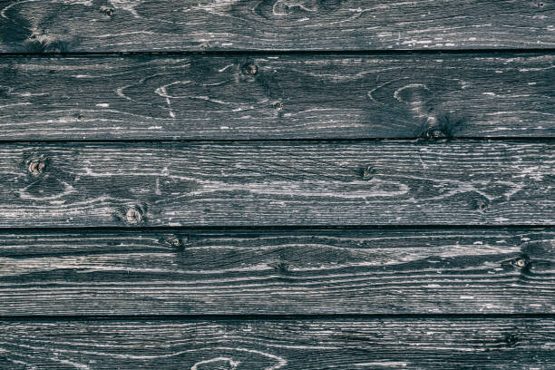 istock Black dark gray colored wood background. Rustic grunge abstract wooden background or texture. 951523742