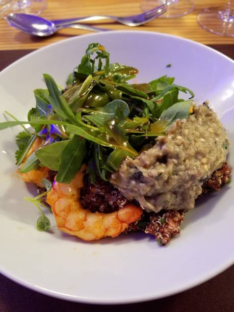 istock Shrimp salad with quinoa 951530412