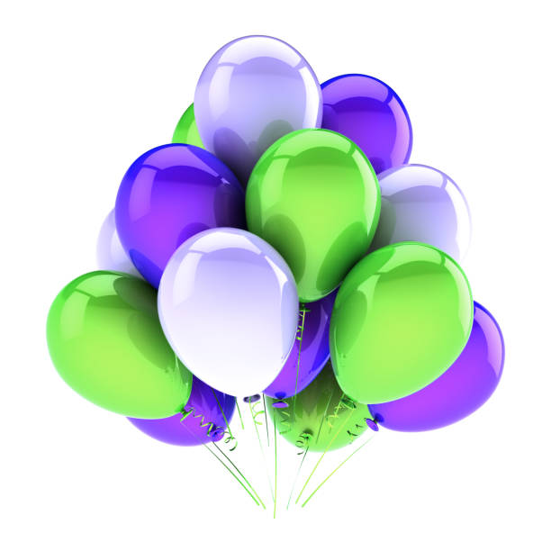 istock Balloon birthday party decoration beautiful multicolored 951534464