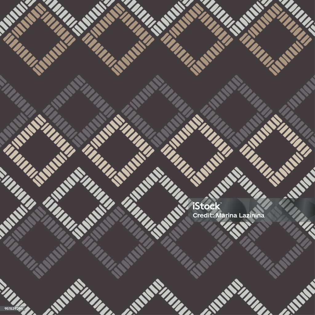 Losango Pattern Vetores de Sem Costura Padrão Geométrico A Textura De Losango Colcha De ...