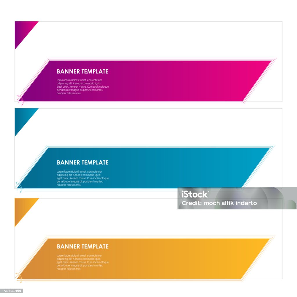 Set Of Sticker Banner Poster Web Template Vector Isolated On White ...