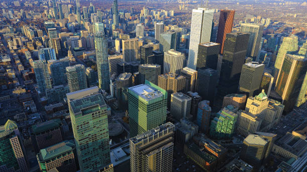 istock Aerial view of downtown Toronto area 951551112