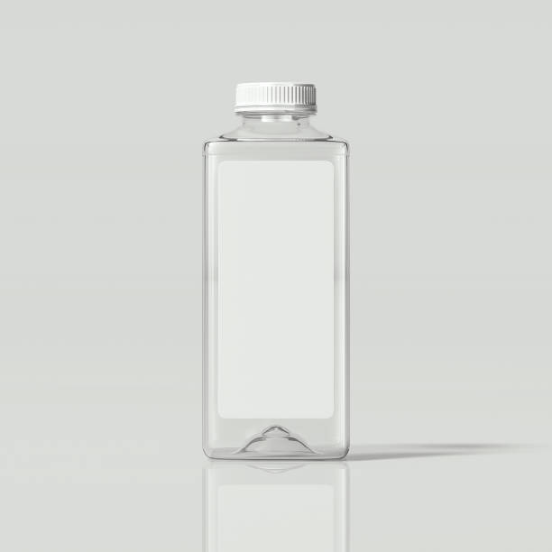 istock Transparent bottle of water, 3d rendering 951587988