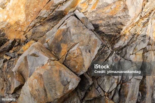 Close Up Rocks In Nature Stock Photo - Download Image Now - Mountain, Rock - Object, Abstract