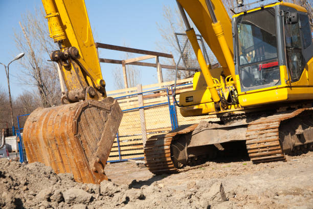 istock Close-up of a construction site excavator 951614636