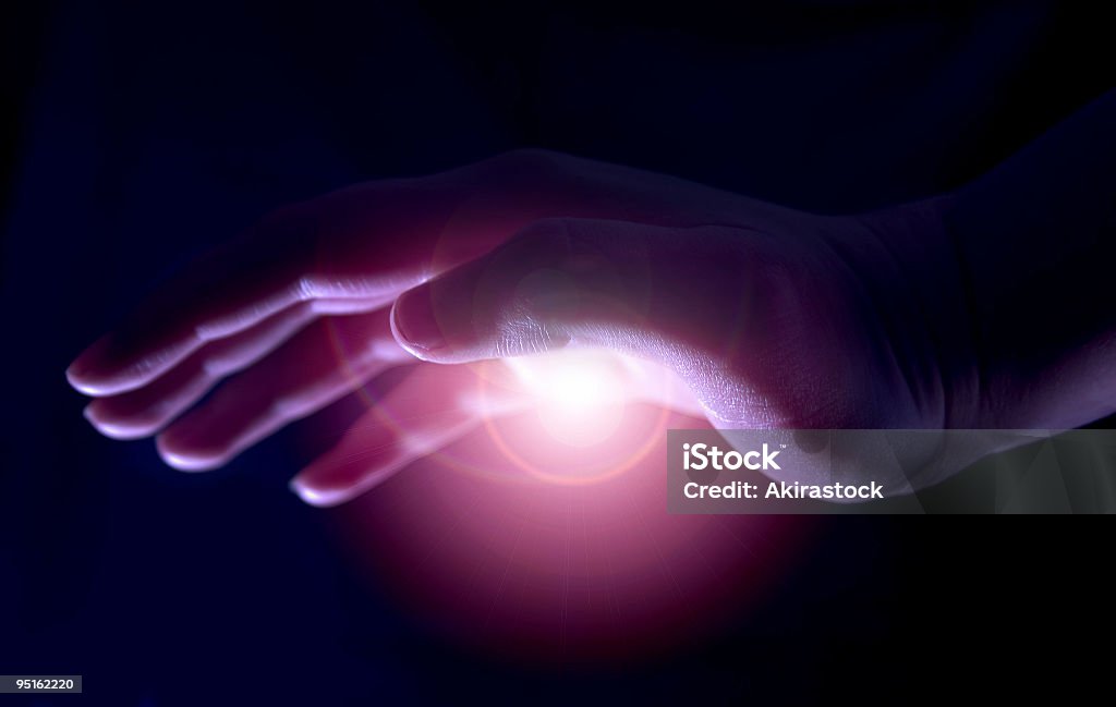 Misterioso mão - Foto de stock de Brilhante - Luminosidade royalty-free