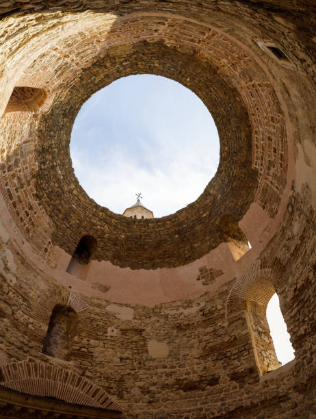istock Architectural detail, dome and sky view in Croatia 951633278