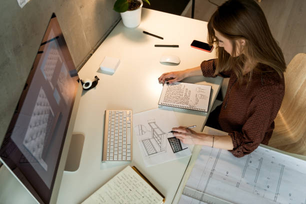 istock Young female designer working on new design 951641686