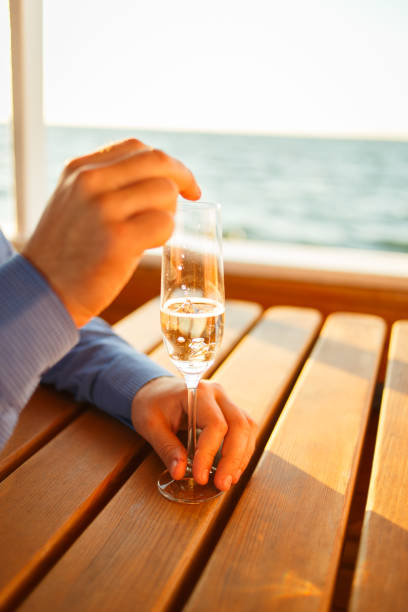 istock Ring in a glass of champagne 951646138