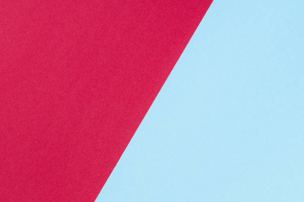 istock Two tone of blue and red tones paper background 951646140