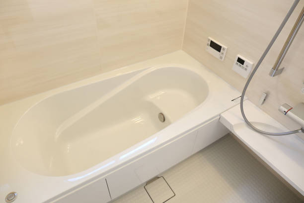istock Newly built house bathroom 951646162