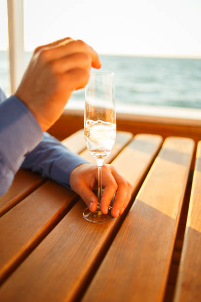 istock Ring in a glass of champagne 951646268