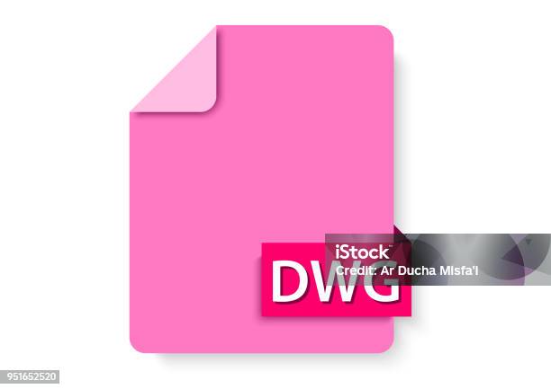 Dwg Image File Icon Stock Illustration - Download Image Now - Clip Art, Computer Graphic, Digitally Generated Image