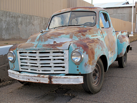 Old classic vintage truck in Bisbee, Arizona, USA
