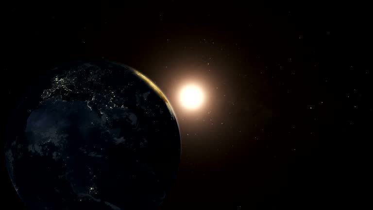 Earth and Sun in Space Free Motion Graphics & Backgrounds Download Clips Science Earth and Sun in Space Free Motion Graphics & Backgrounds Download Clips Science