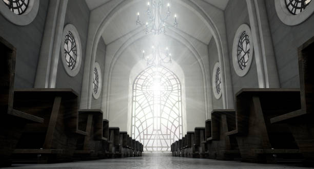 istock Stained Glass Window Church 951661486