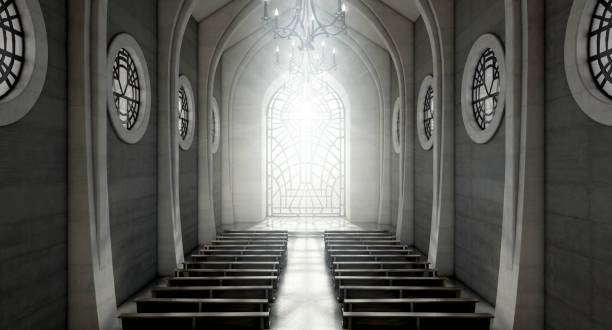 istock Stained Glass Window Church 951661498