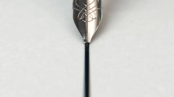 Photo of Fountain Pen Drawing Line