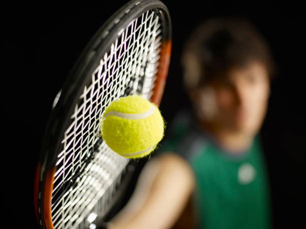 テニス選手 - indoor tennis ストックフォトと画像