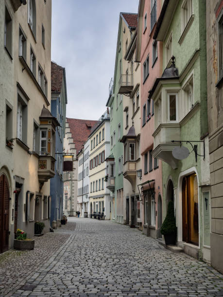 istock Old streets in Lindau at the Bodensee 951664472
