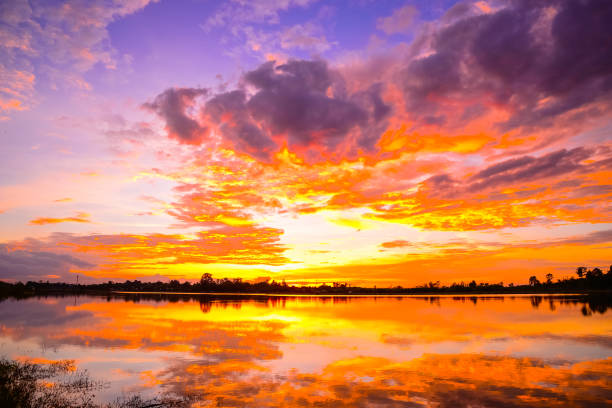 istock Sunset Lake Landscapes 951665126