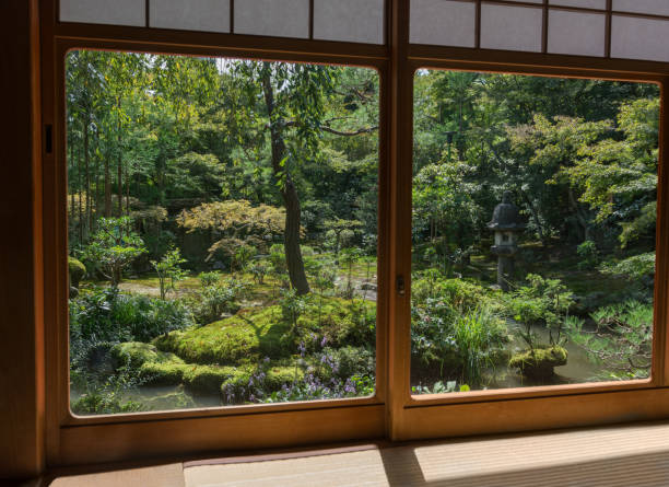 istock Japanese oriental green (stone) garden view 951667868