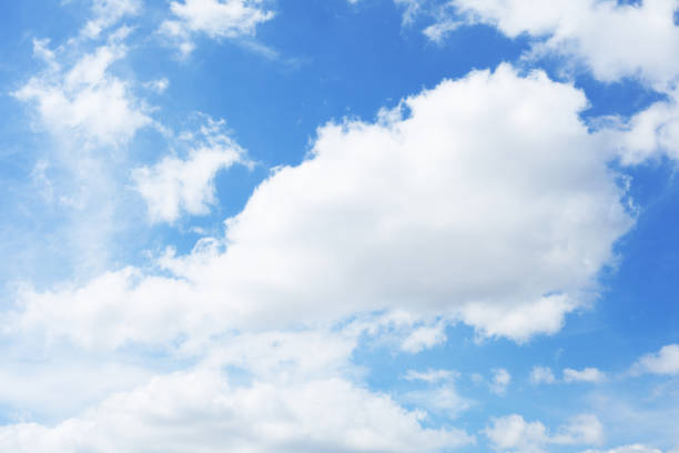 istock Beautiful of blue sky with white cloud for texture background. Concept idea background. 951671128