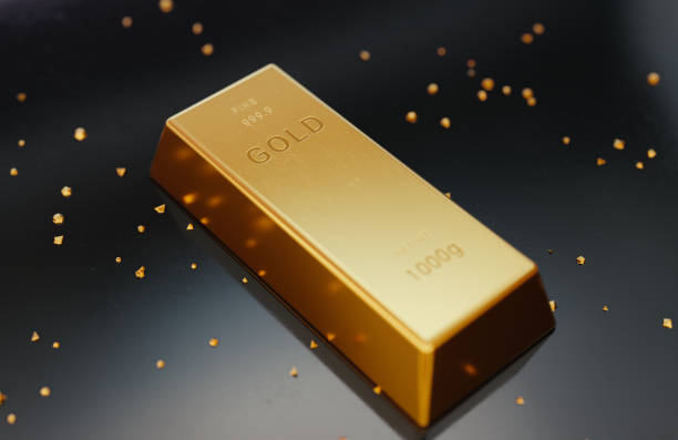 istock Stacked gold bars,golden ingot background.3d rendering. 951672408