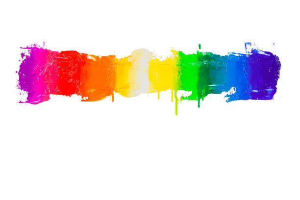 istock colorful of paint dripping with clipping path 951673658