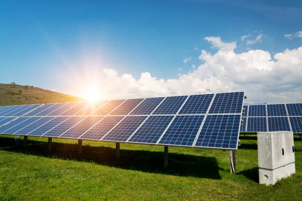 istock Solar panels, photovoltaic - alternative electricity source 951675160