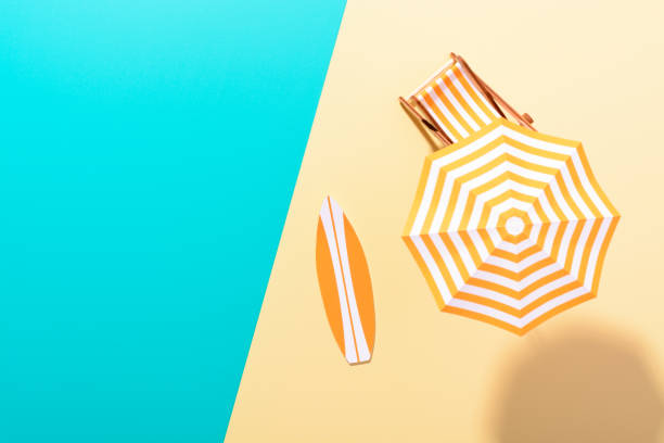 istock The colorful layout of beach theme 951675218
