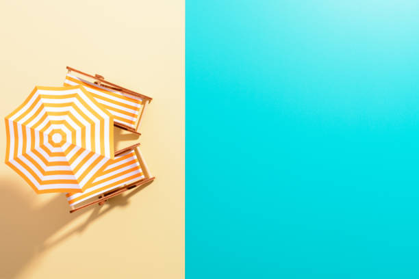 istock The colorful layout of beach theme 951675226