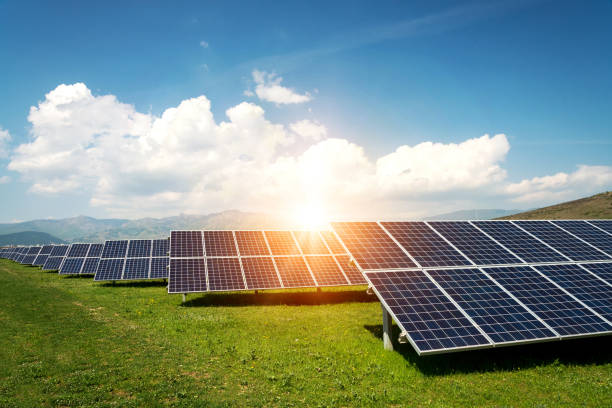istock Solar panels, photovoltaic - alternative electricity source 951675562