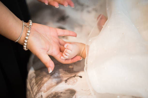 istock Newborn baby feet 951676458