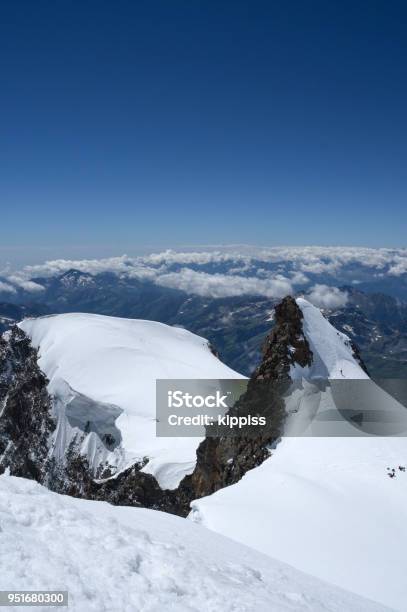 Schwarzhorn Stock Photo - Download Image Now - Climbing, European Alps, Ice