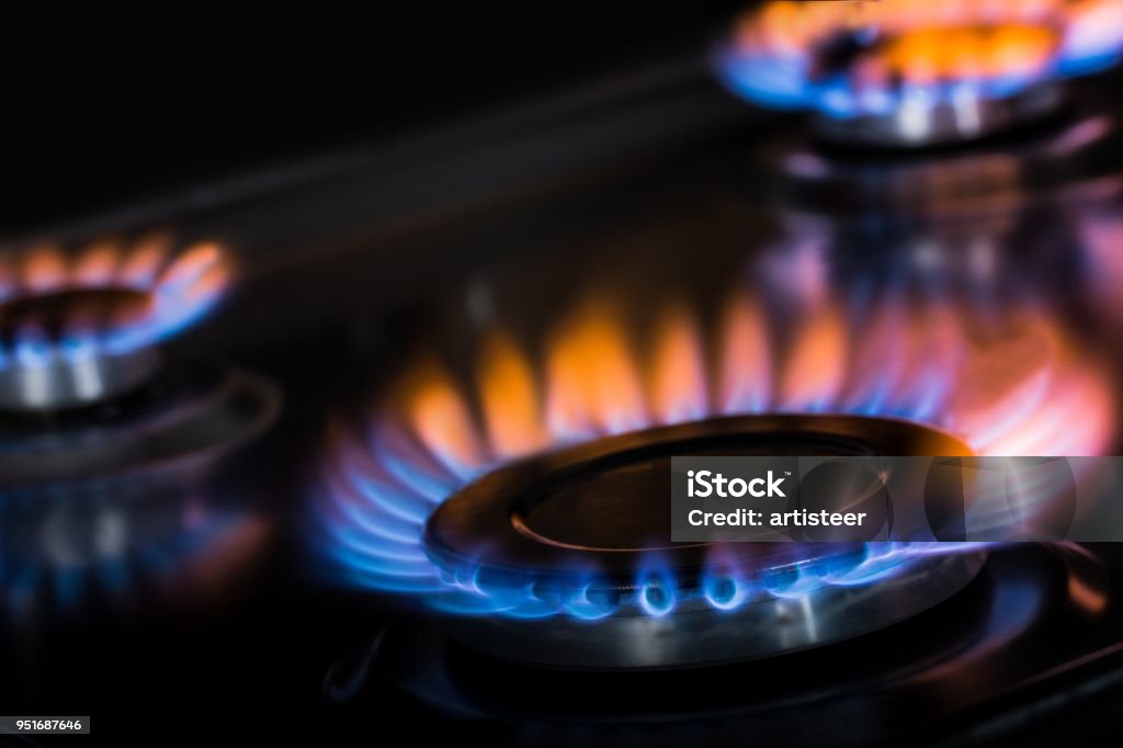 Stove Stock Photo - Download Image Now - Gas Stove Burner, Flame