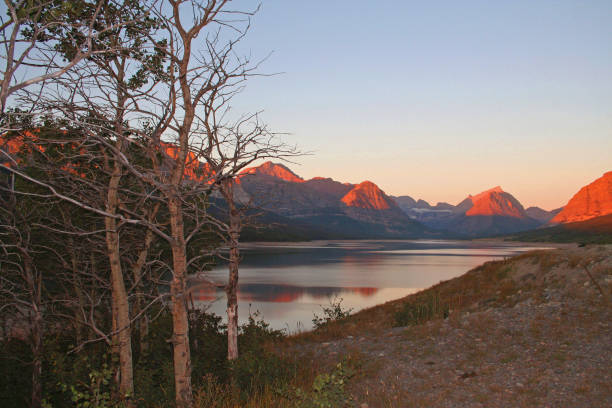 istock Lake Sherburne Sunrise, Glacier National Park 951691112