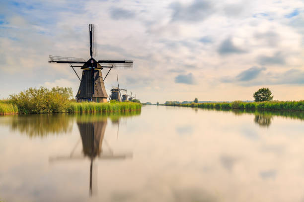 istock Traditional Dutch Windmills Kinderdijk World Unesco heritage 951691516