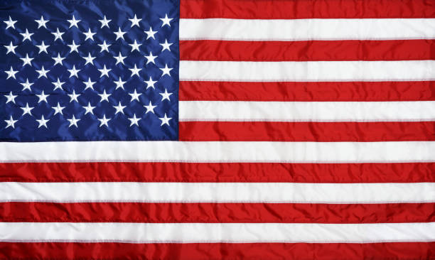 istock Closeup background of American flag 951694298