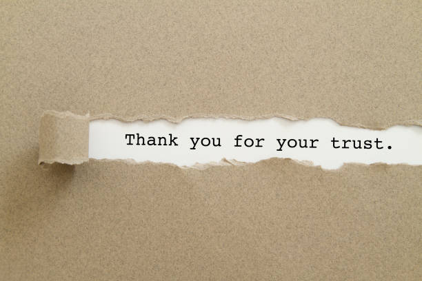 istock Thank you for your trust. 951694356