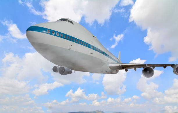 istock Passenger airplane in the clouds. 951695374