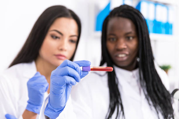 istock Coworkers in laboratory 951695740