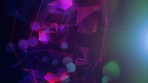 istock Futuristic digital blockchain background, fintech technology concept 951710668