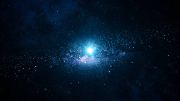 istock Dark deep space nebula with stars 3d illustration 951713318